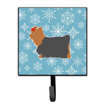 Jensendistributionservices Winter Snowflake Yorkshire Terrier Yorkie Leash or Key Holder MI1709921